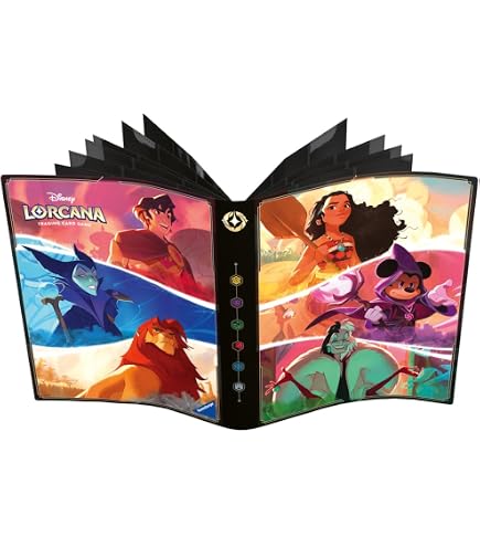 ロルカナ　ロゴ　カードファイル　ロアブック Lorcana ultra pro Ravensburger Disney Lorcana TCG Portfolio Featuring Lorcana Card